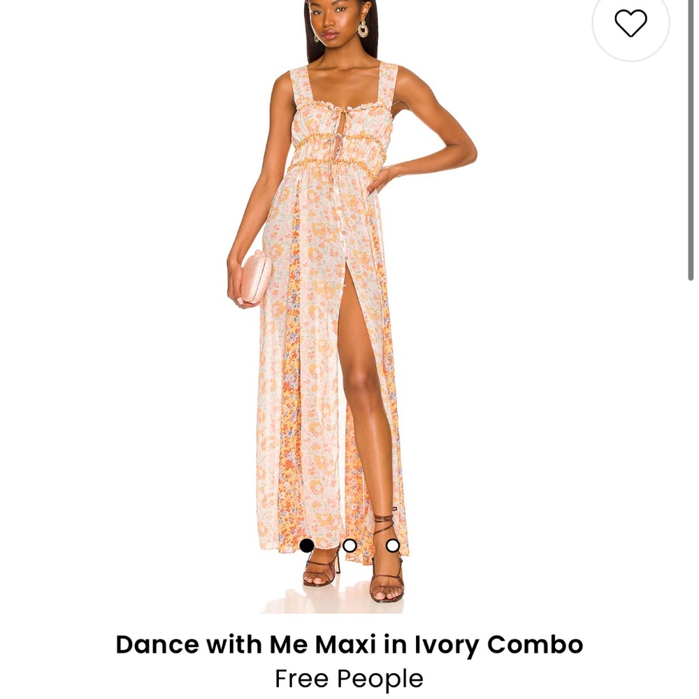 FREE PEOPLE dance with me maxi dress